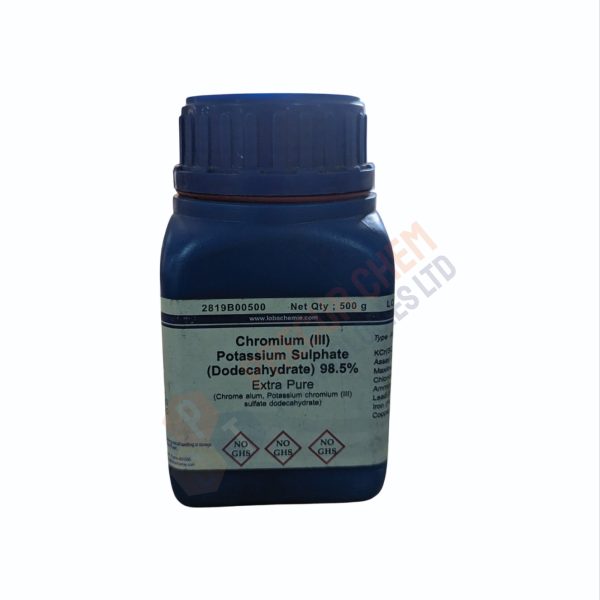 Chromium (III) Potassium Sulphate 98.5% Extra Pure