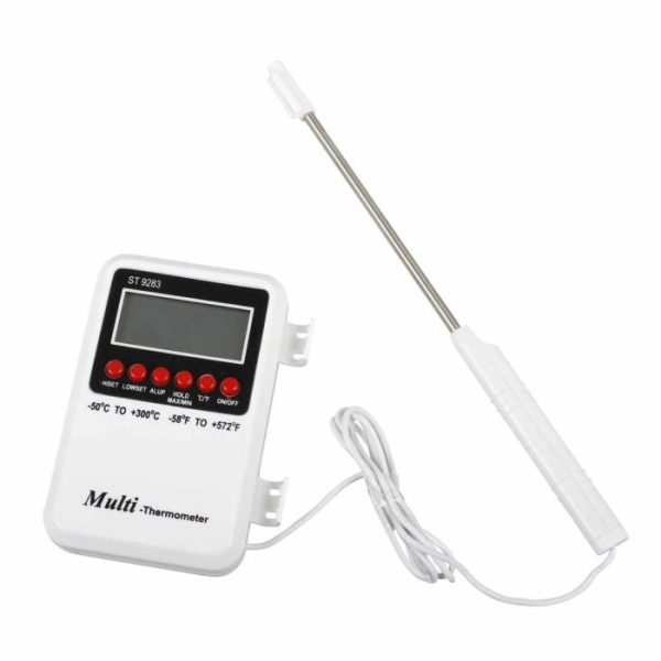 Multi-Stem Thermometer with External Sensing Probe