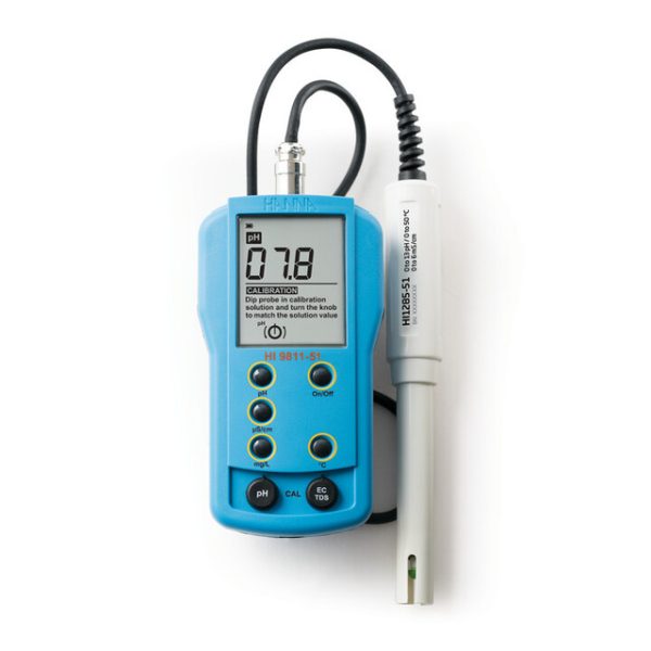 HI9811-5: Portable pH/EC/TDS/Temperature meter