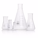 Pyrex® Erlenmeyer flask, narrow neck, with printed trace code - 1000 MLS