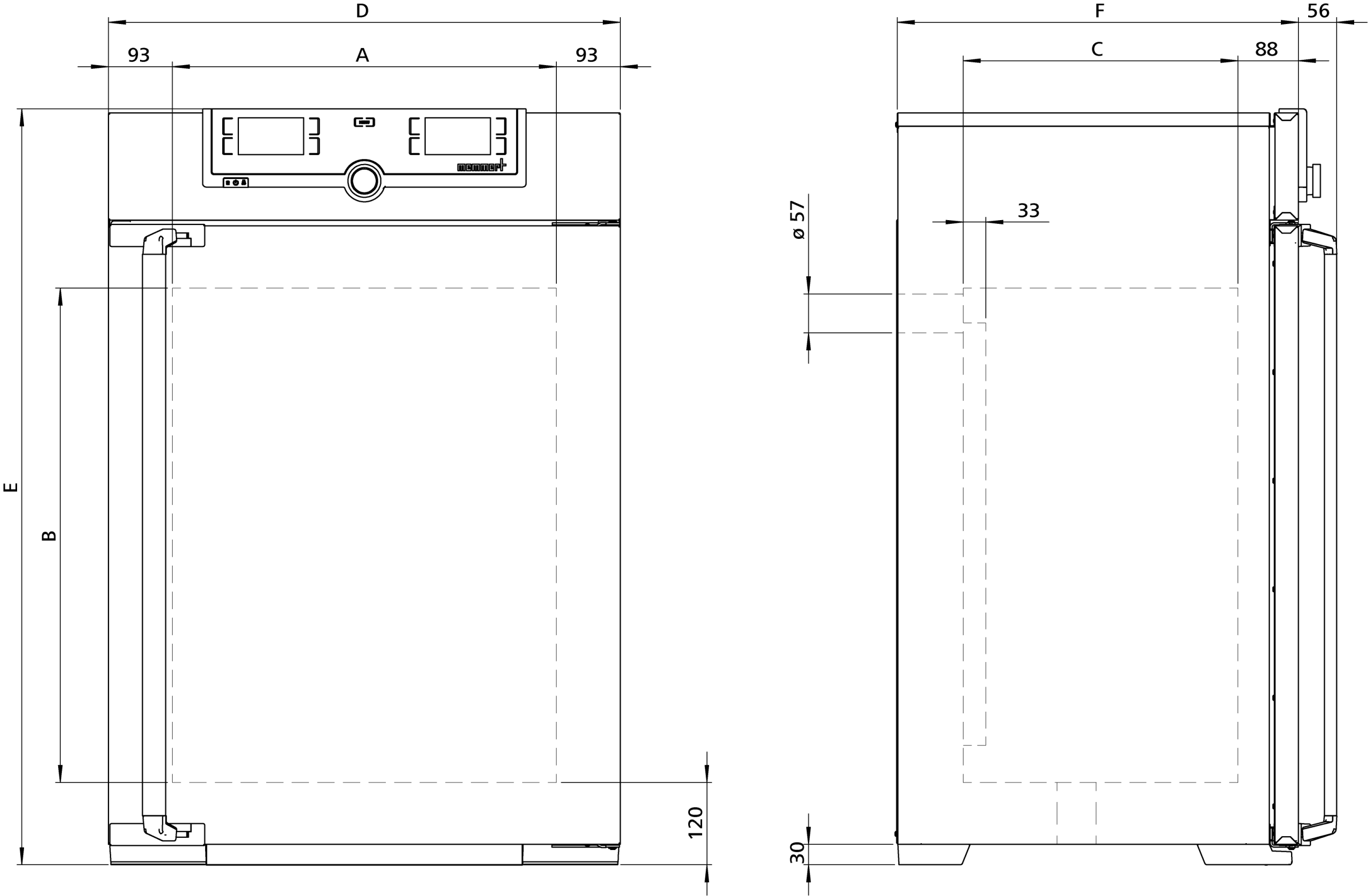 Universal oven UF160plus, 161L, 300 °C - Image 2