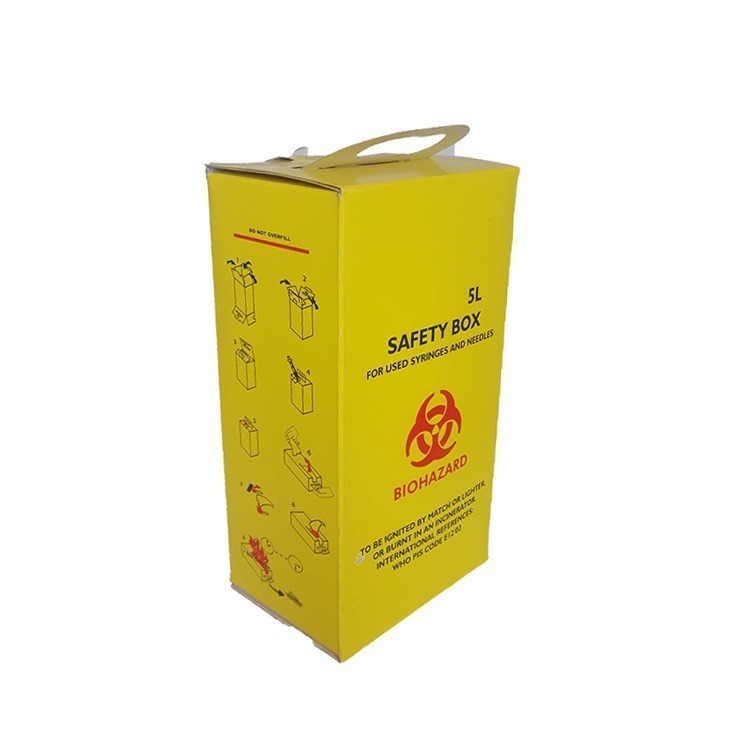 Safety Box for Used Syringes & Needles – 5L - Image 1