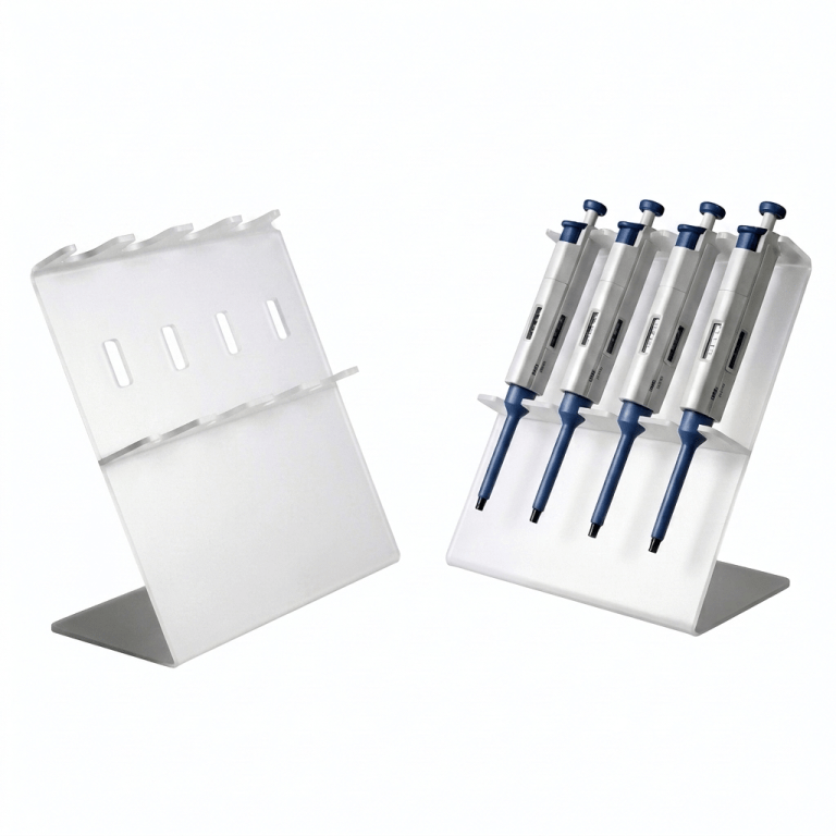 Z-shaped pipette stand