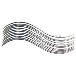 Suture Needles, S-Shaped, Stainless Steel