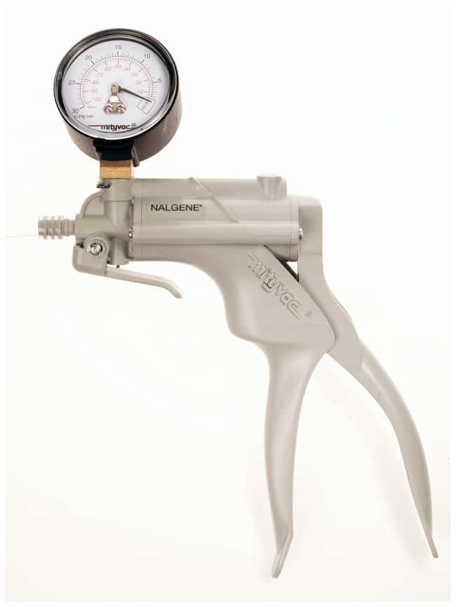 Hand-Operated PVC Vacuum Pumps with Gauge - Image 1