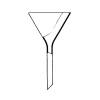 Funnels, Borosilicate glass