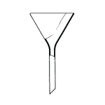 Funnels, Borosilicate glass - 75 mm