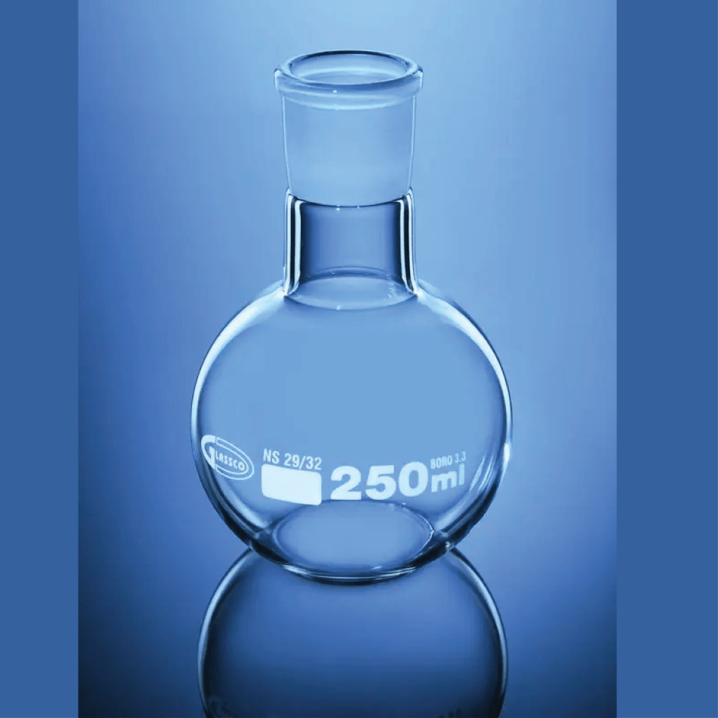 Flat Bottom Flask with Joint, ASTM