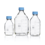 PYREX® Bottles, media-lab, with cap and pouring ring - 100 MLS