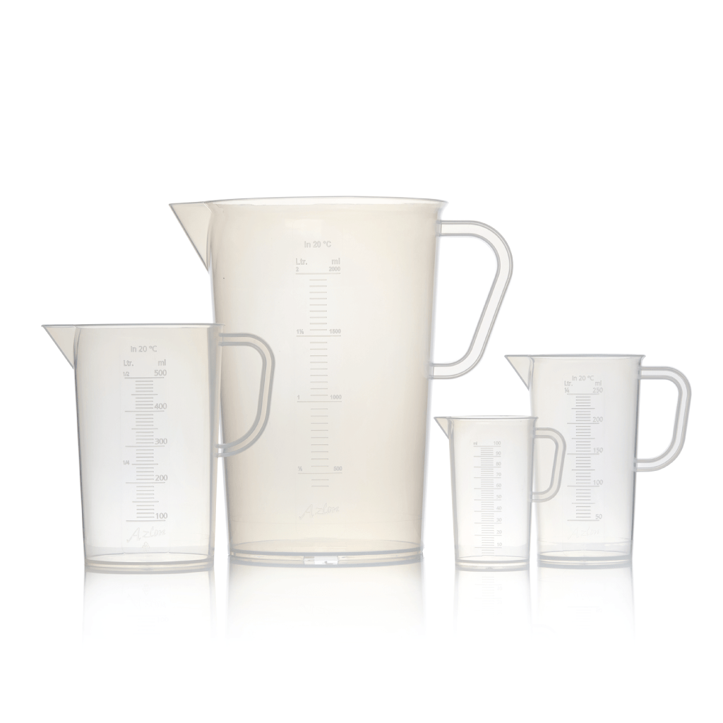 AZLON® Jug, moulded graduations, polypropylene