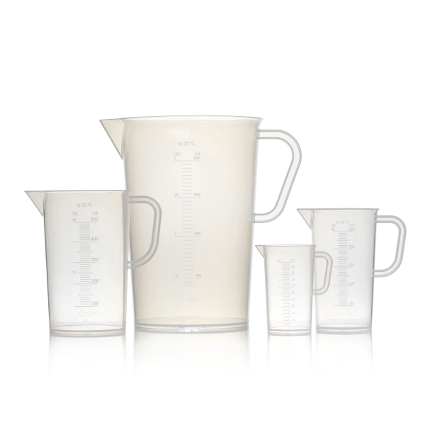 AZLON® Jug, moulded graduations, polypropylene