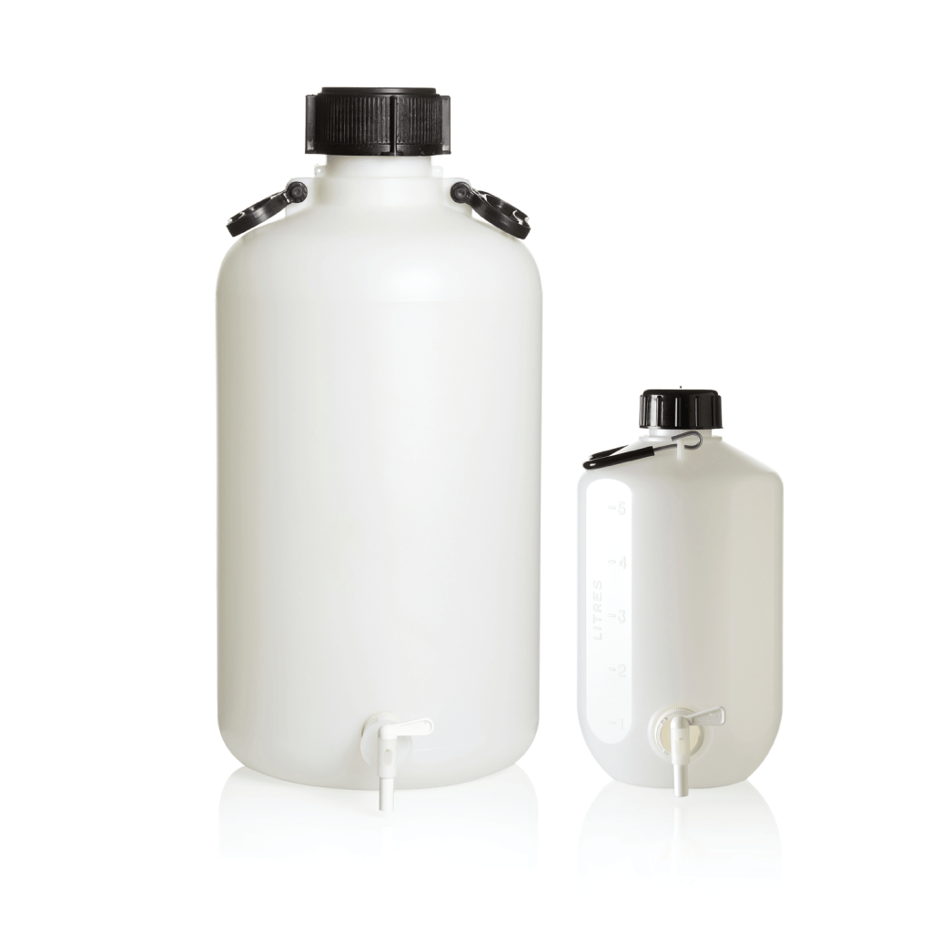 AZLON® Aspirator Bottle, narrow neck, HDPE