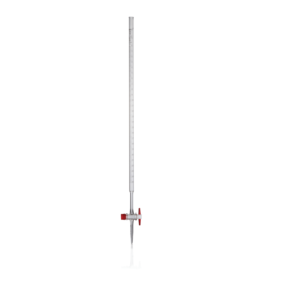 PYREX® Burette, Class AS, with PTFE key