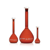 PYREX® Flasks, volumetric, Class A, amber, USP/ISO/DIN tolerances