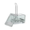 Staining Jar with Removable  Stainless Steel Slide Staining Rack, 20 slides