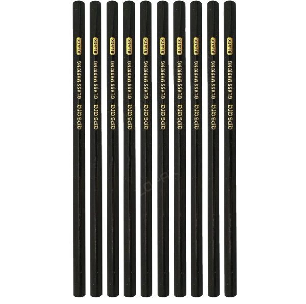 APSARA Glass Marking Pencils, BLACK