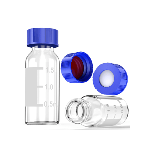 2ml Clear Vials  with writing area, 9-425, Screw top