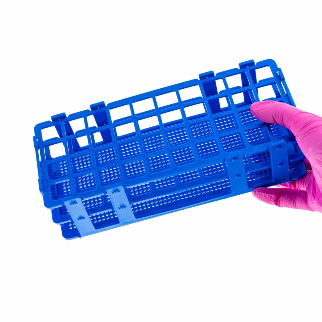 Test Tube Racks, PP, square holes, 20mm x 40 holes