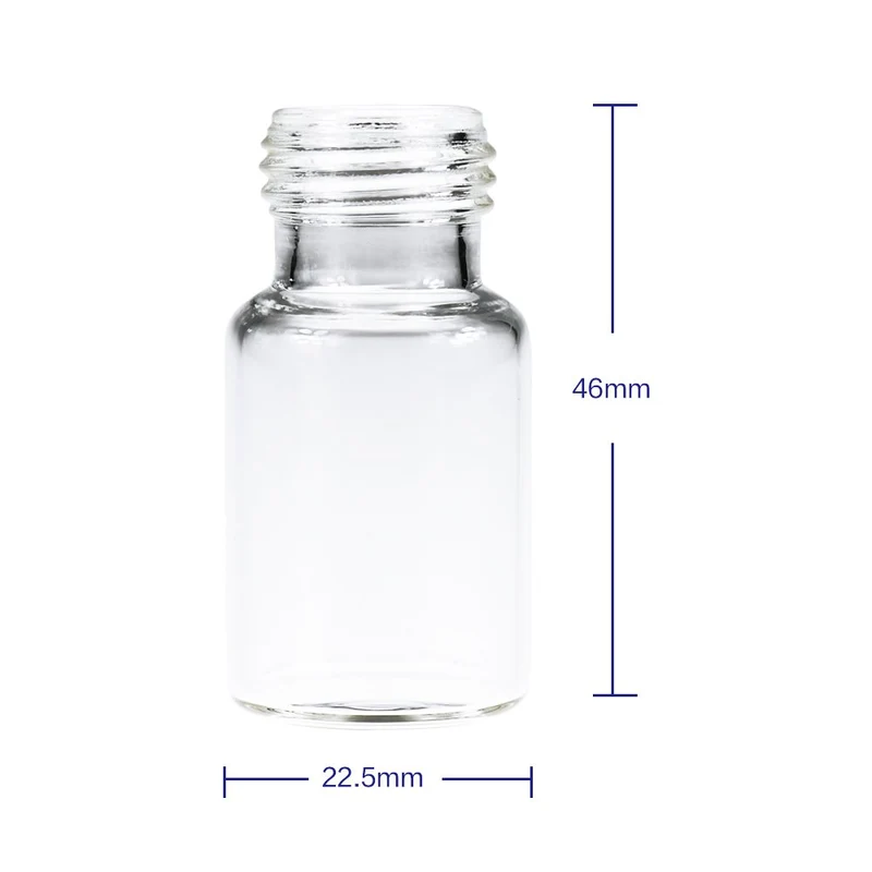ALWSCI® 10mL Clear Glass Screw Headspace Vial 22.5x46mm.